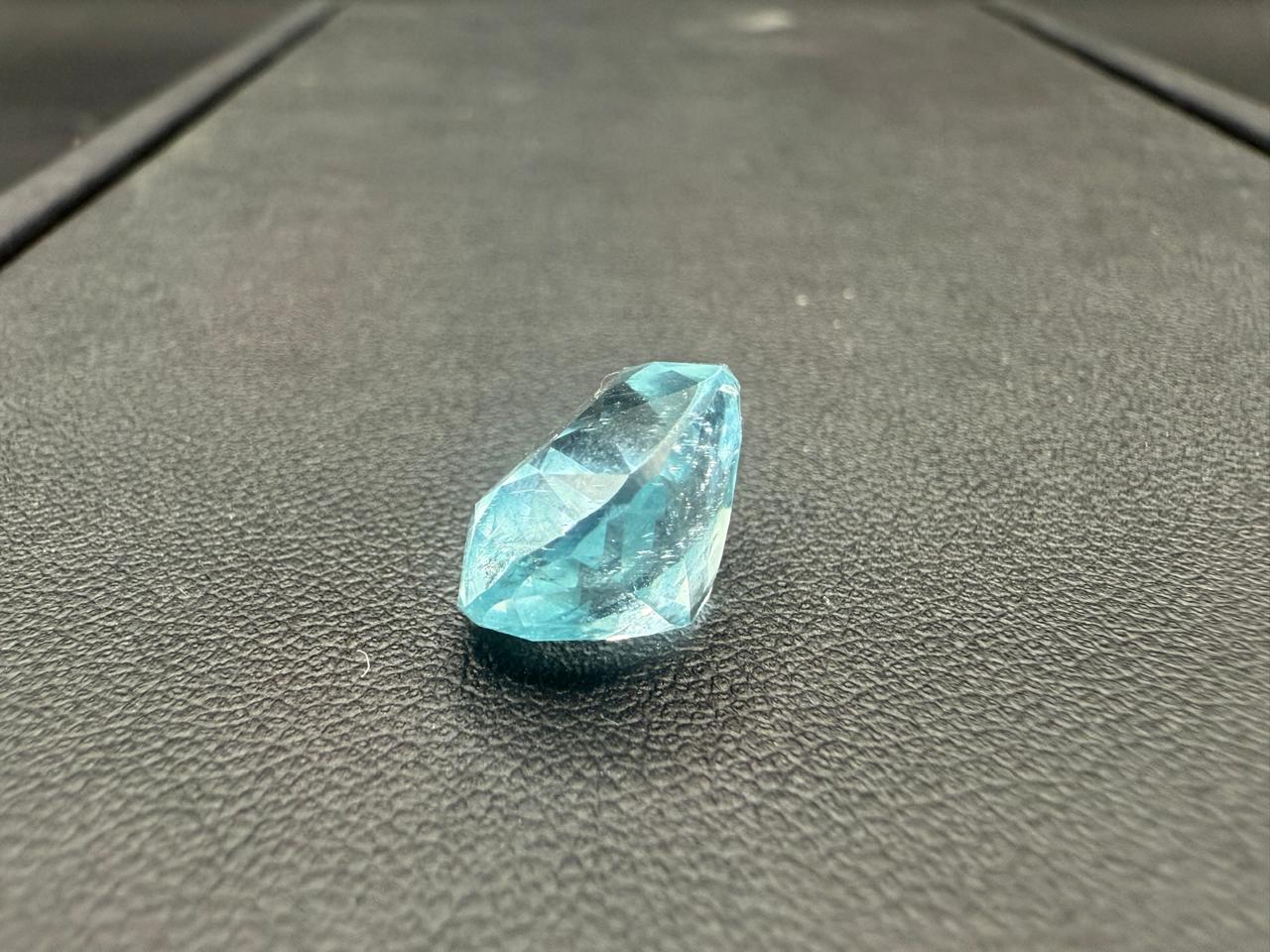 Natural Aquamarine – 7.6 Carats | Eye-Clean & Untreated | Skardu, Pakistan