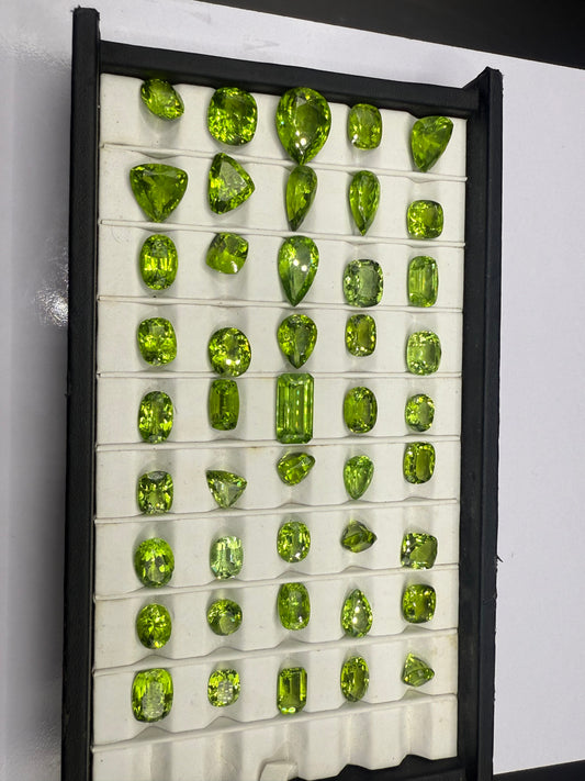 Natural Peridot Parcel – 250 Carats | Eye-Clean | Pakistan Origin