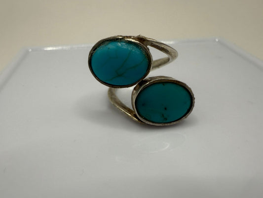 Sterling Silver Ring with Natural Turquoise stone