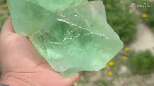 Natural Fluoride Crystal – Nagar, Pakistan | Untreated Mineral Specimen