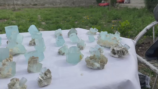Aqua Marine Specimen Lot